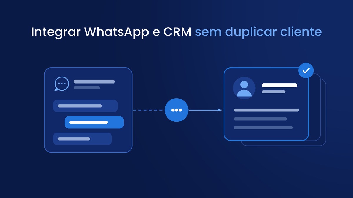 Integrar WhatsApp e CRM sem duplicar cliente