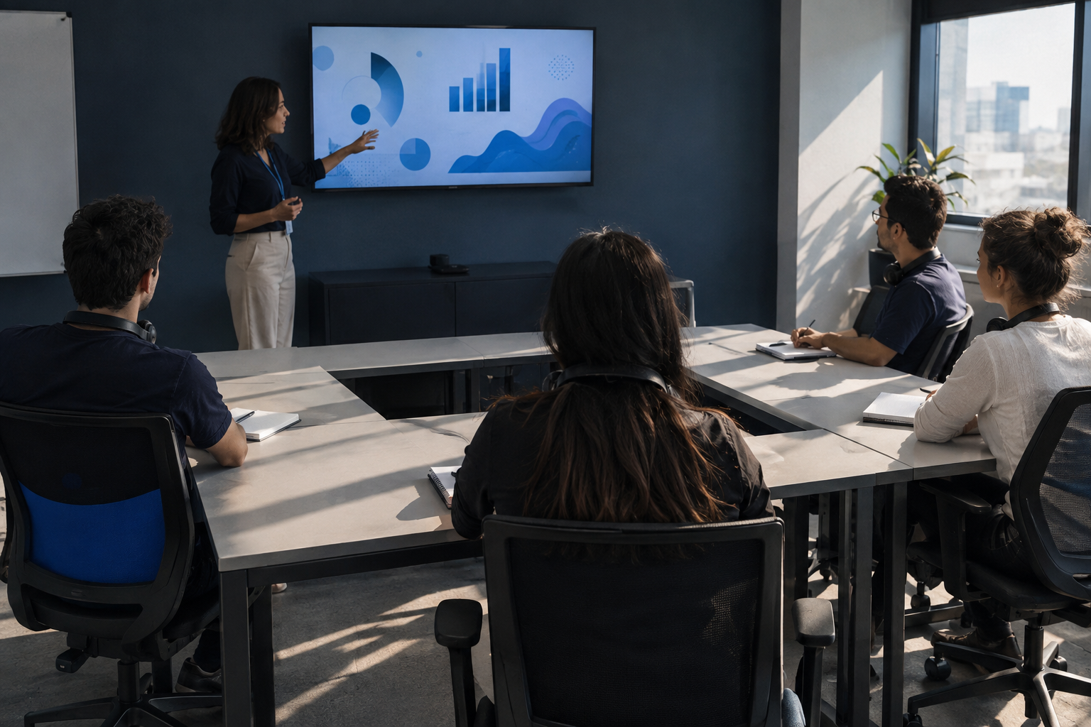 Rampa na empresa de terceirização de atendimento