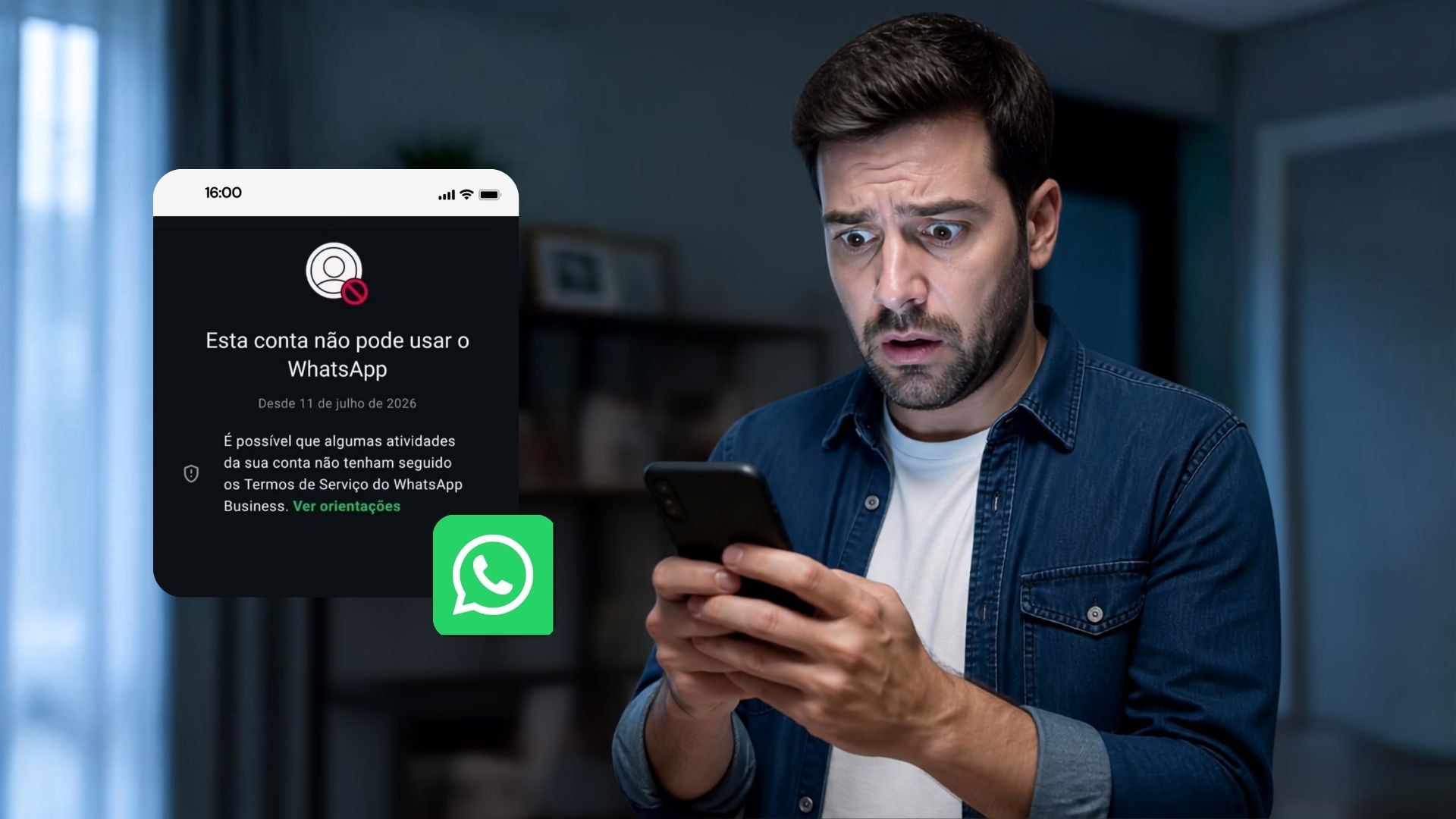 Número banido do WhatsApp guia da Tallk.me