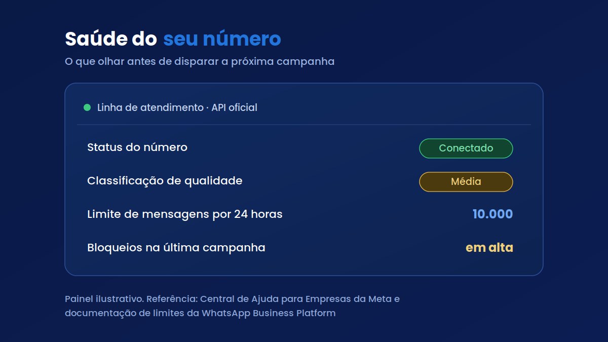 Painel de qualidade e limite do número